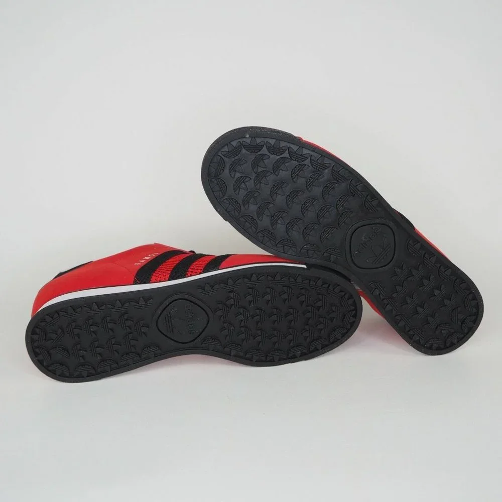 Adidas Samoa J Boys Shoes Red Sneakers Originals Leather C75421 Vintage - Picture 8 of 12